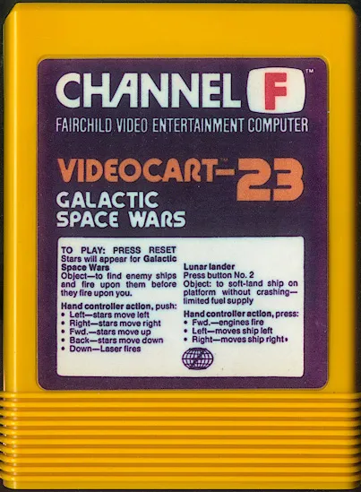 Videocart-23: Galactic Space Wars cart