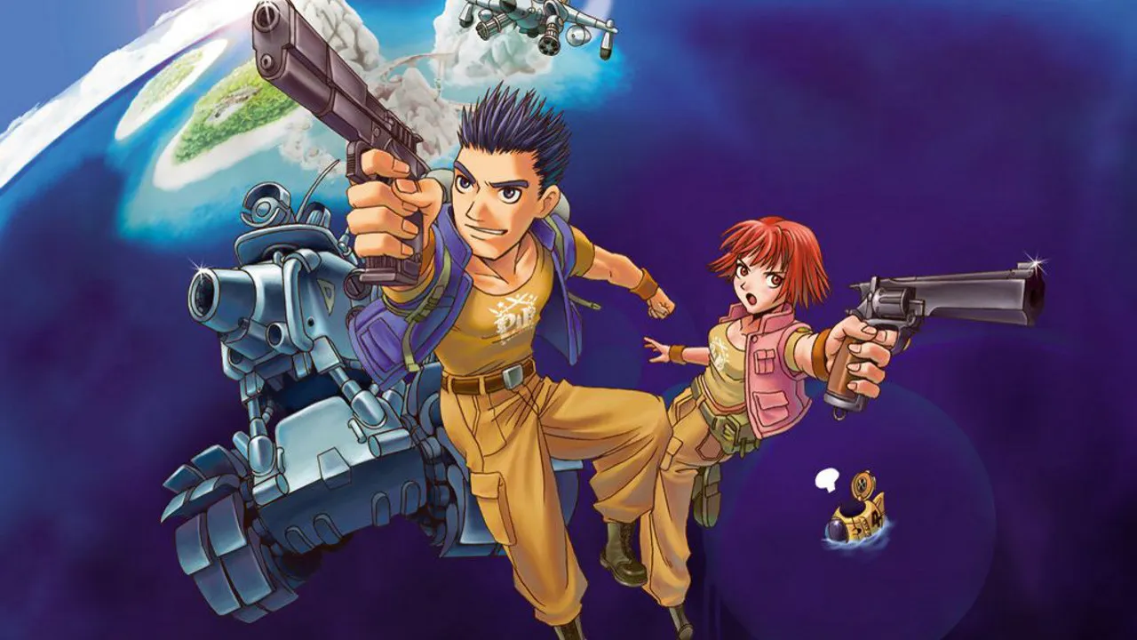 Backdrop artwork for Metal Slug Advance