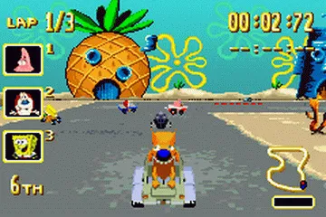 Backdrop artwork for Nicktoons Racing
