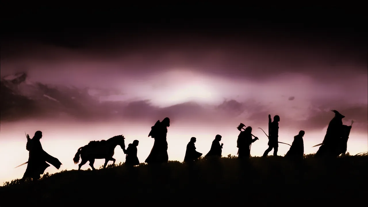 Backdrop artwork for The Lord of the Rings: The Fellowship of the Ring