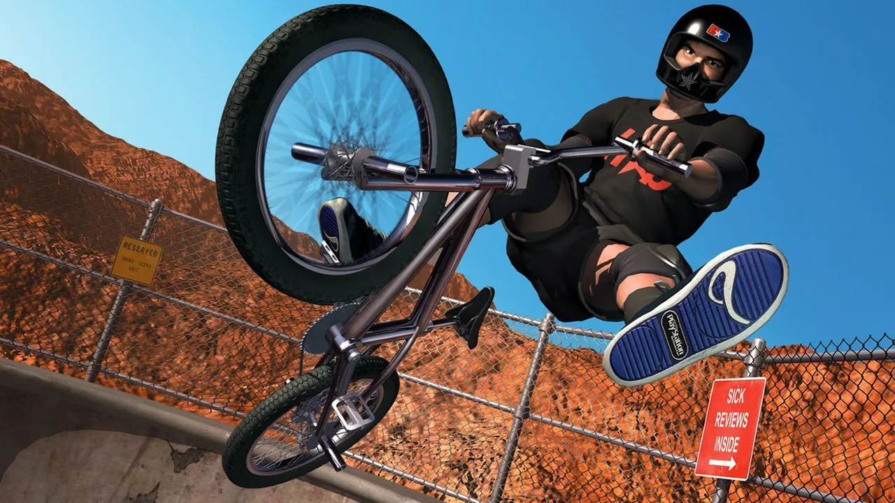 Backdrop artwork for Mat Hoffman's Pro BMX