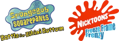 2 Games in 1: SpongeBob SquarePants: Battle for Bikini Bottom + Nicktoons: Freeze Frame Frenzy logo