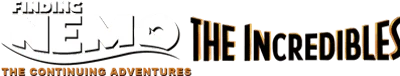 2 Games in 1: Finding Nemo: The Continuing Adventures + The Incredibles logo