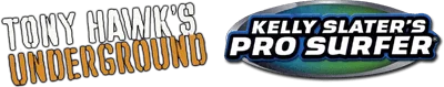 2 in 1 Game Pack: Tony Hawk's Underground + Kelly Slater's Pro Surfer logo