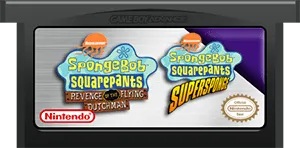 2 Games in 1: SpongeBob SquarePants: Revenge of the Flying Dutchman + SpongeBob SquarePants: SuperSponge cart