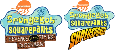 2 Games in 1: SpongeBob SquarePants: Revenge of the Flying Dutchman + SpongeBob SquarePants: SuperSponge logo