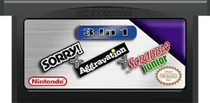Three-in-One Pack: Sorry! + Aggravation + Scrabble Junior cart
