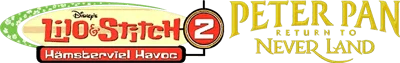 2 Disney Games: Lilo & Stitch 2 & Peter Pan: Return to Neverland logo