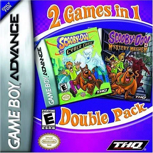 2 Games in 1: Scooby-Doo!: Mystery Mayhem + Scooby-Doo and the Cyber Chase cover art for Nintendo Game Boy Advance