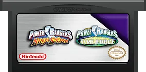 2 Games in 1: Power Rangers: Ninja Storm + Power Rangers: Time Force cart