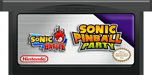 2 Games in 1: Sonic Battle + Sonic Pinball Party cart