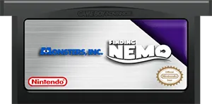 2 Games in 1: Monsters, Inc. + Finding Nemo cart