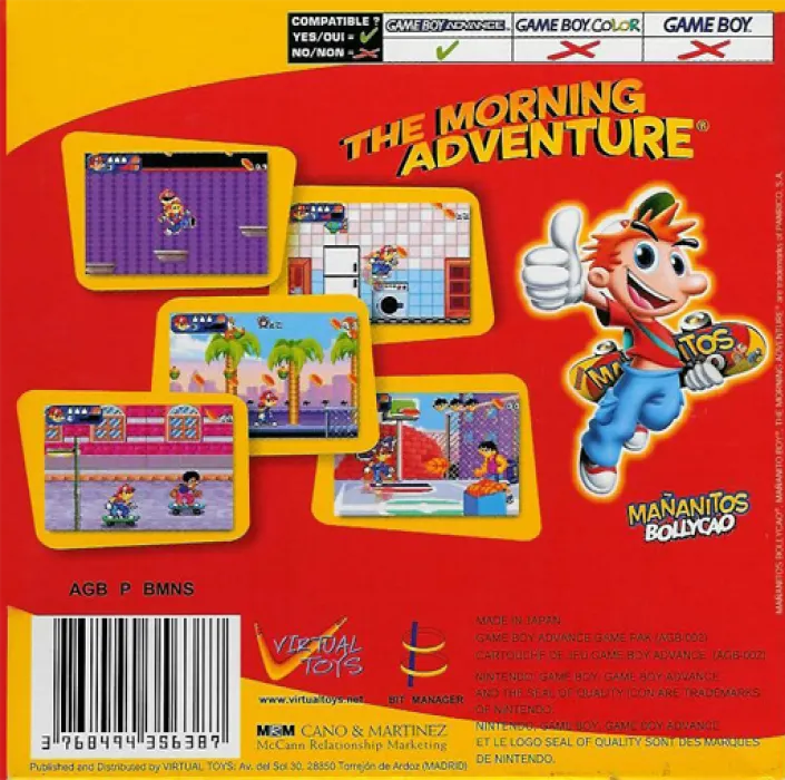 The Morning Adventure box back