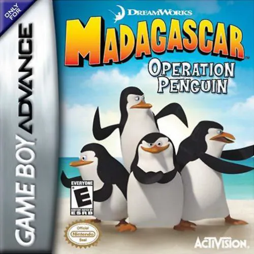 2-in-1 Fun Pack: Shrek 2 + Madagascar: Operation Penguin cover art for Nintendo Game Boy Advance