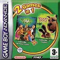 2 Games in 1: Scooby-Doo + Scooby-Doo 2: Monsters Unleashed cover art for Nintendo Game Boy Advance