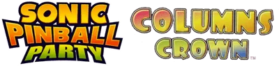 2 Games in 1: Sonic Pinball Party + Columns Crown logo