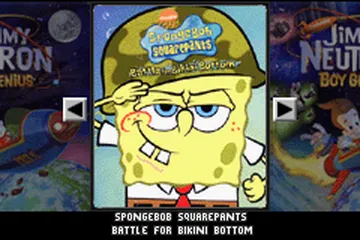 2 Games in 1: SpongeBob SquarePants: Battle for Bikini Bottom + Jimmy Neutron Boy Genius screenshot