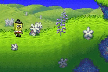 2 Games in 1: SpongeBob SquarePants: SuperSponge + SpongeBob SquarePants: Battle for Bikini Bottom cover art for Nintendo Game Boy Advance