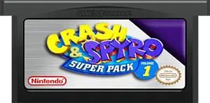 Crash and Spyro SuperPack Volume 1: Crash N-Tranced and Spyro: Season of Ice cart