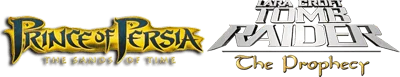 Prince of Persia: The Sands of Time & Lara Croft Tomb Raider: The Prophecy logo