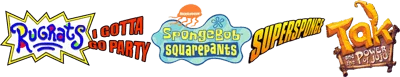 3 Games in 1: Rugrats: I Gotta Go Party + SpongeBob SquarePants: SuperSponge + Tak and the Power of Juju logo