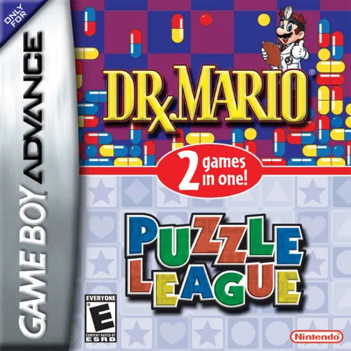 2 Games in One!: Dr. Mario + Puzzle League box art