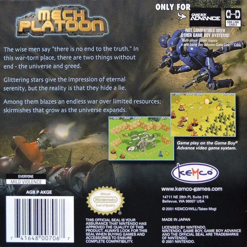 Mech Platoon box back