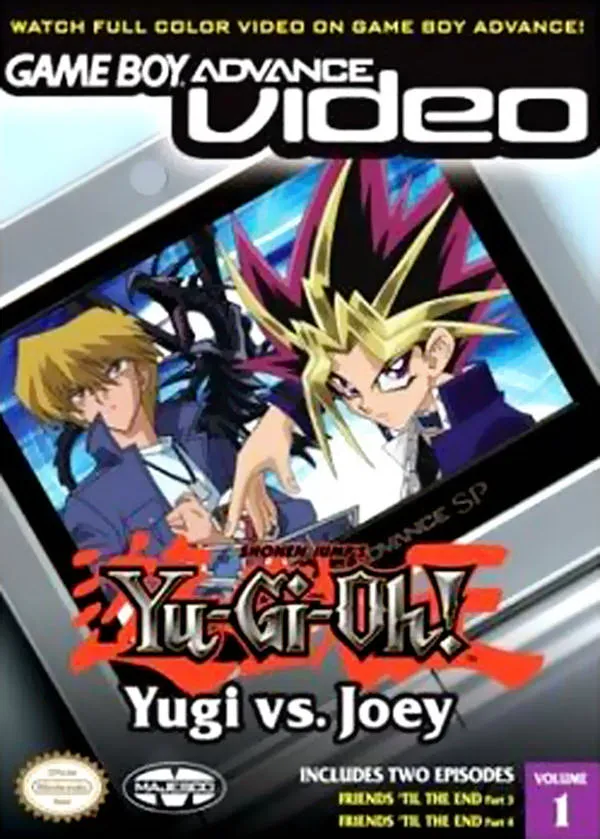 Game Boy Advance Video: Yu-Gi-Oh!: Yugi vs. Joey cover art for Nintendo Game Boy Advance