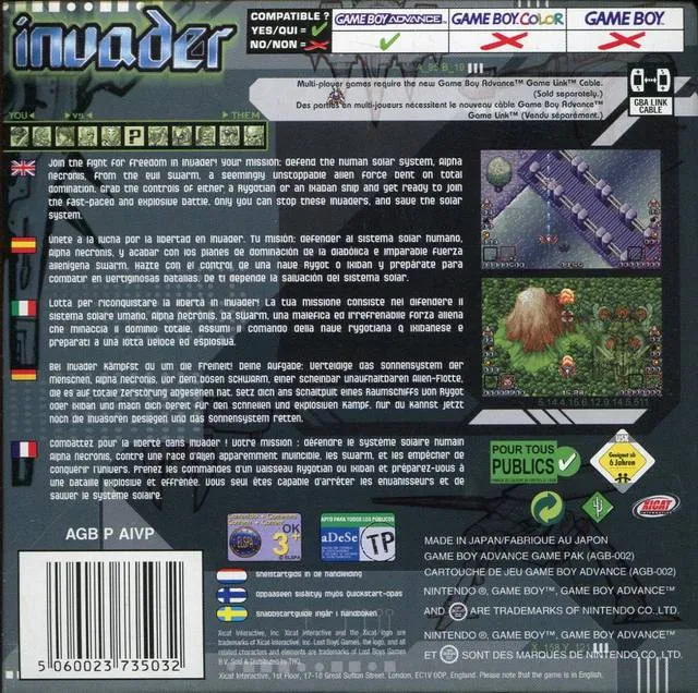 Invader box back