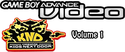 Game Boy Advance Video: Codename: Kids Next Door: Volume 1 logo