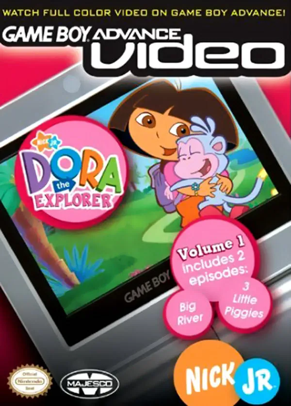 Game Boy Advance Video: Dora the Explorer: Volume 1 box art
