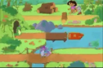 Backdrop artwork for Game Boy Advance Video: Dora the Explorer: Volume 1