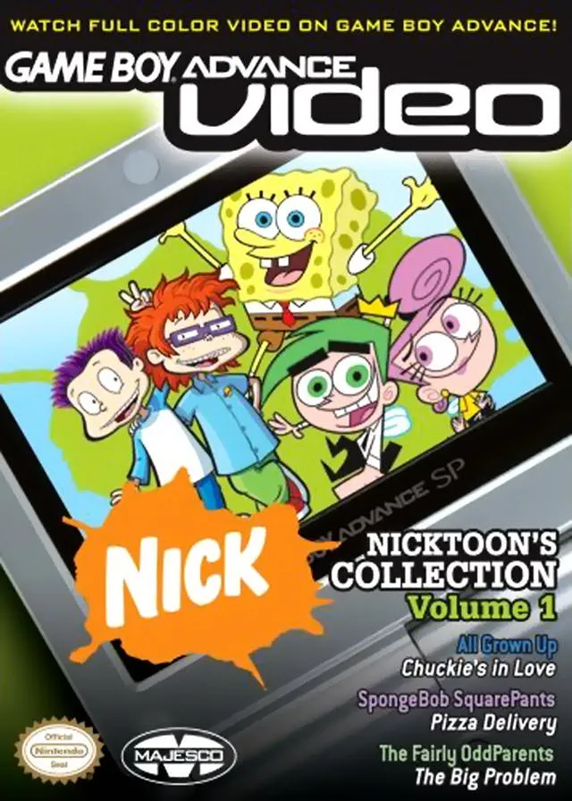 Game Boy Advance Video: Nicktoons Collection: Volume 1 box art