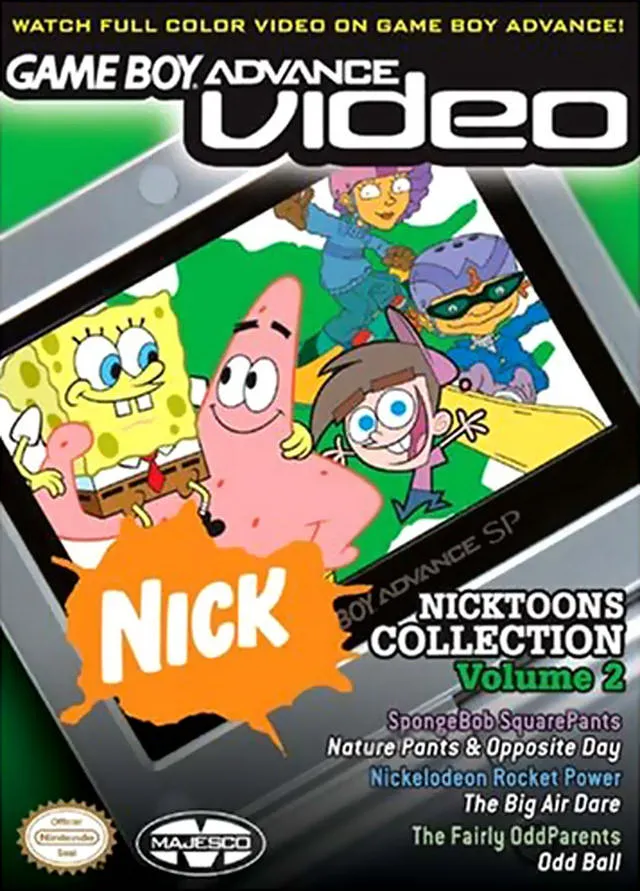 Game Boy Advance Video: Nicktoons Collection: Volume 2 box art