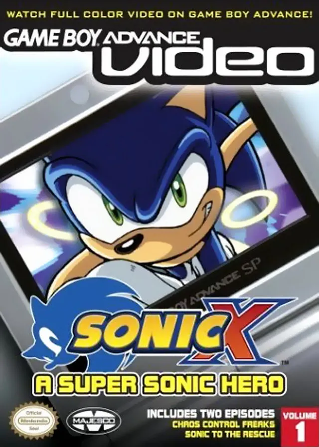 Game Boy Advance Video: Sonic X: Volume 1 box art