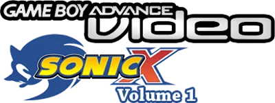Game Boy Advance Video: Sonic X: Volume 1 logo