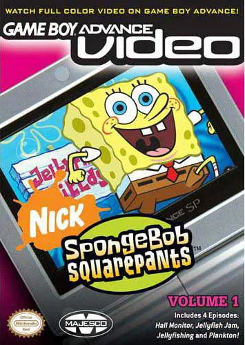 Game Boy Advance Video: SpongeBob SquarePants: Volume 1 box art