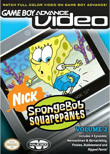 Game Boy Advance Video: SpongeBob SquarePants: Volume 2 box art