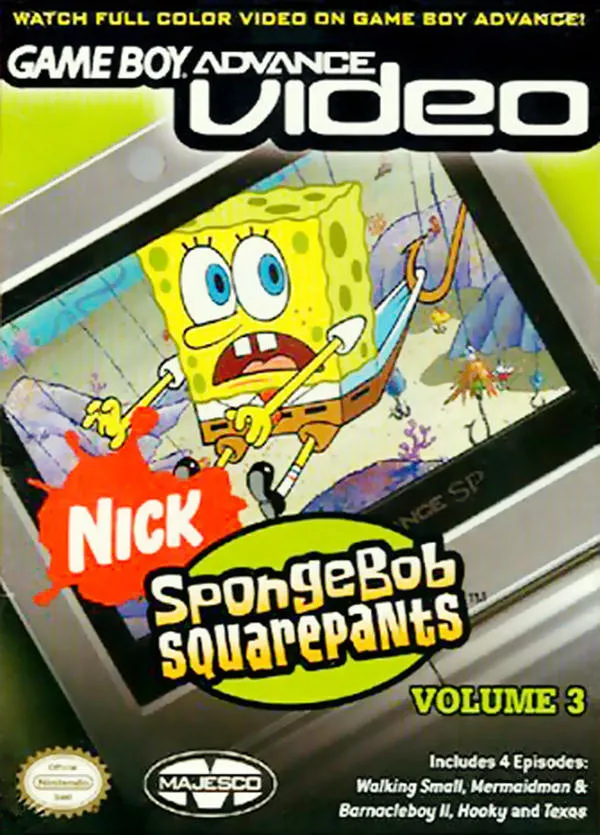 Game Boy Advance Video: SpongeBob SquarePants: Volume 3 box art