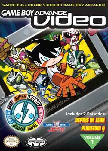 Game Boy Advance Video: Super Robot Monkey Team: Hyper Force Go!: Volume 1 cover art for Nintendo Game Boy Advance