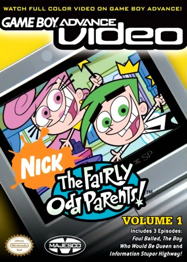 Game Boy Advance Video: The Fairly OddParents!: Volume 1 box art