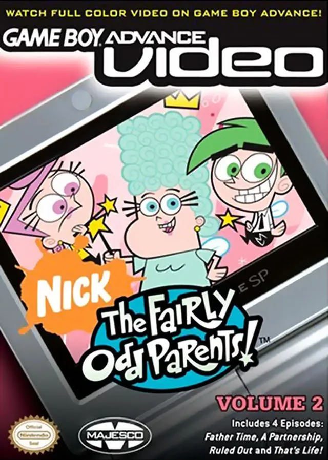 Game Boy Advance Video: The Fairly OddParents!: Volume 2 box art