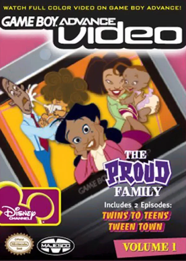 Game Boy Advance Video: The Proud Family: Volume 1 box art