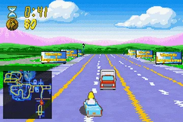 Backdrop artwork for The Simpsons: Road Rage