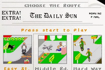 2 Games in One!: Paperboy + Rampage screenshot