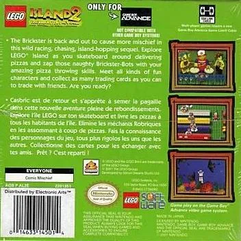 LEGO Island 2: The Brickster's Revenge box back