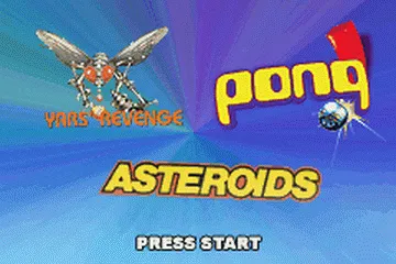 3 Games in One!: Yars' Revenge + Asteroids + Pong screenshot