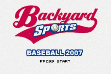 Backyard Sports: Baseball 2007 screenshot