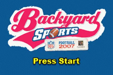 Backyard Sports: Football 2007 screenshot