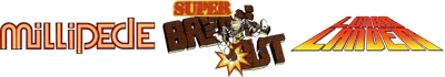 3 Games in One!: Super Breakout + Millipede + Lunar Lander logo